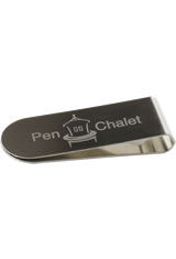 Stainless Steel Pen Chalet Brooch Memo & Notebooks