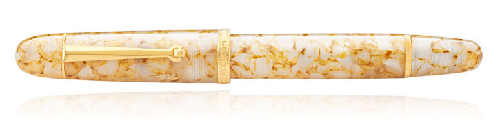 Golden Crystal Penlux Masterpiece Grande Fountain Pens