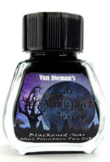 Blackened Seas Van Diemans Ink Midnight(30ml) Fountain Pen Ink