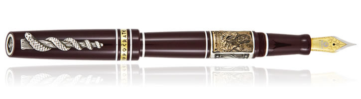 Burgundy Marlen Ippocrate Fountain Pens