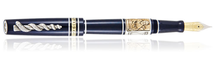 Deep Blue Marlen Ippocrate Fountain Pens