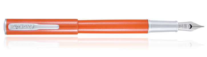 Orange Conklin Coronet Fountain Pens