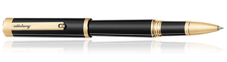Black Gold Montegrappa Zero Rollerball Pens