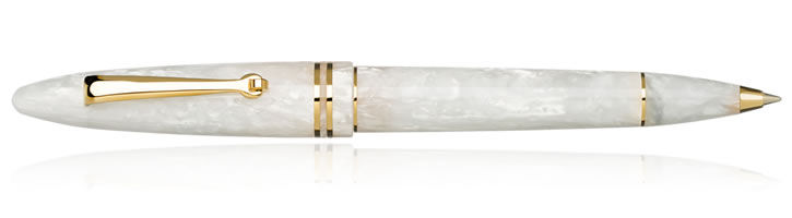 White Leonardo Officina Italiana Furore Ballpoint Pens