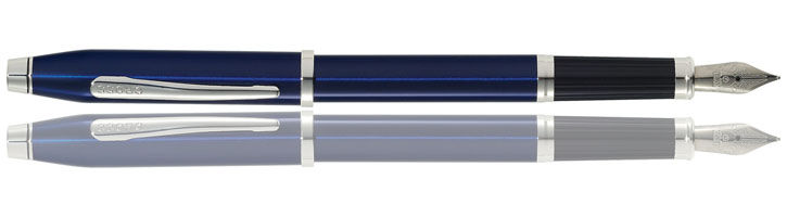 Translucent Blue Cross Century II Fountain Pens