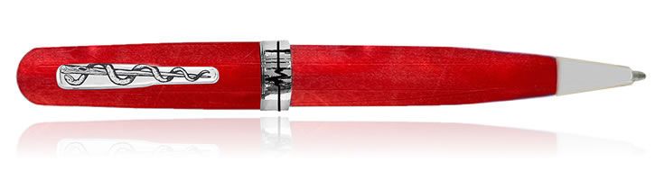 Red Conklin Courage Ballpoint Pens