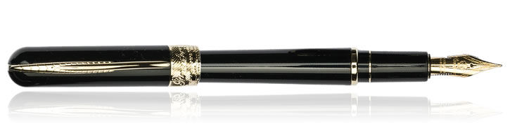 Graphene Black Pineider Avatar UR Deluxe 14kt gold nib Fountain Pens