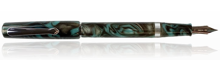 Chronis Teal Nahvalur (Narwhal) Schuylkill Fountain Pens