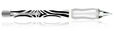 Sensa Safari Serengeti Ballpoint Pens in Zebra