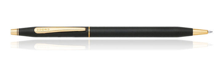 Black PVD w/gold trim Cross Classic Century Ballpoint Pens