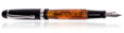 Opus 88 Jazz Fountain Pens in Amber