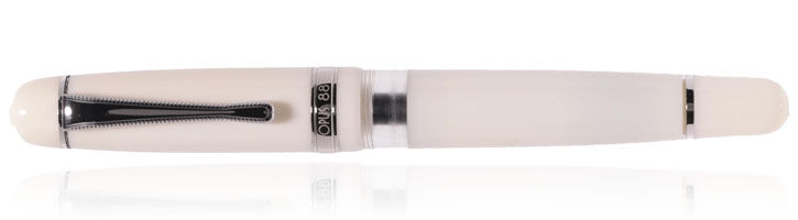 Solid White Opus 88 Jazz Fountain Pens