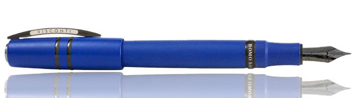 Blue Ultramarine Visconti Homo Sapiens Lava Color Oversize Fountain Pens