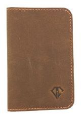 Saddle Orange Dee Charles Designs Leather Notebook Cover for Memo & Notebooks