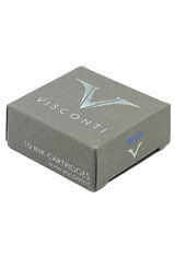 Blue Visconti Cartridges (10Pk) Fountain Pen Ink