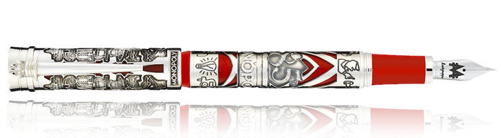 85th Ann. / Red Montegrappa Monopoly 85th Anniversary LE Collection Fountain Pens