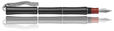 Tibaldi Bamboo Fountain Pens in Rich Black