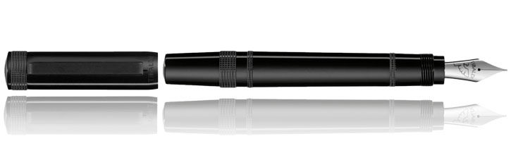 Rich Black Tibaldi Perfecta Fountain Pens