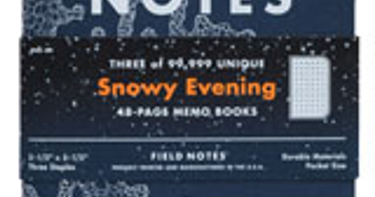 Field Notes Winter Limited Edition 