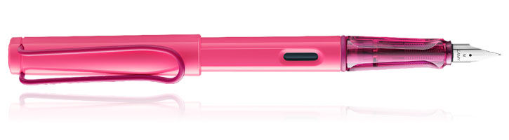 Neon Pink Lamy Special Edition Safari Fountain Pens