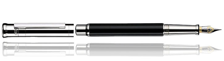 Black / Platinum Otto Hutt Design 04 Fountain Pens
