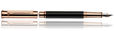 Otto Hutt Design 04 Fountain Pens in Black / Rose Gold