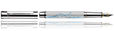Otto Hutt Design 04 Fountain Pens in Scribble White / Platinum