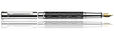 Otto Hutt Design 04 Fountain Pens in Wave Black / Platinum
