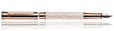 Otto Hutt Design 04 Fountain Pens in Wave White / Rose Gold