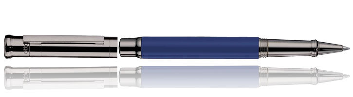 Cornflower Blue / Ruthenium Otto Hutt Design 04 Rollerball Pens