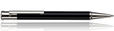 Otto Hutt Design 04 Ballpoint Pens in Black / Platinum