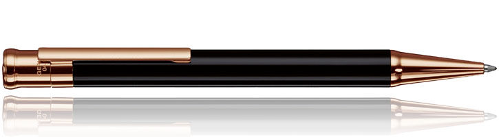 Black / Rose Gold Otto Hutt Design 04 Ballpoint Pens