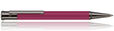 Otto Hutt Design 04 Ballpoint Pens in Carmine Rose / Ruthenium