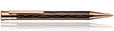 Otto Hutt Design 04 Ballpoint Pens in Wave Black / Rose Gold