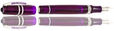 Visconti Homo Sapiens Demo Stones Fountain Pens in Amethyst