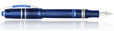 Visconti Homo Sapiens Demo Stones Fountain Pens in Sapphire