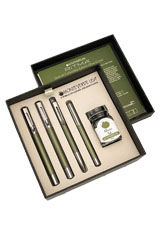 Monteverde Ritma Special Collection Edition Olive 5pc Set Fountain Pens