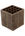 Dee Charles Designs 4x4 Pen Cube Pen Rests & Display Cases in Rawhide Gold