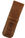 Dee Charles Designs Double Pen Box Pen Carrying Cases in Saddle Orange
