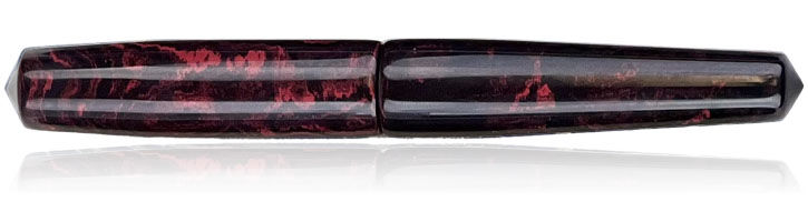 Red Black Ranga Abhimanyu Fountain Pens