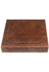 Saddle Brown Dee Charles Designs 10 Pen Box Pen Carrying Cases