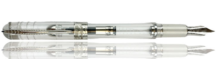 Clear Pineider Avatar UR Demonstrator (rubber grip) Fountain Pens
