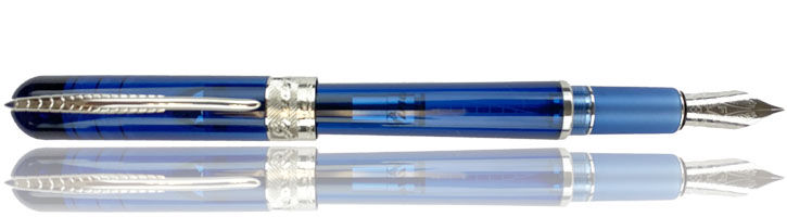 Sky Blue Pineider Avatar UR Demonstrator (rubber grip) Fountain Pens