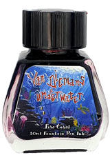 Fire Coral Van Diemans Ink Underwater (30ml) Series Fountain Pen Ink