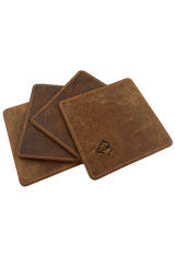 Saddle Orange Dee Charles Designs Ink Coasters (4) Executive Gifts & Desk Accessories