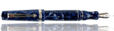 Maiora Aventus Fountain Pens in Impero (Blue-Lt. Grey / Palladium)