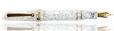 Maiora Aventus Fountain Pens in Perla (White Pearl / Gold)