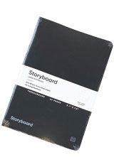 Black / Dot Grid Endless Storyboard Standard Large Memo & Notebooks