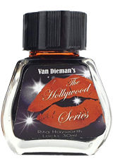 Rita Hayworth's Locks Van Diemans Ink The Hollywood Series 30ml Fountain Pen Ink
