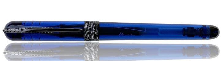 Sky Blue Pineider Avatar UR Black Edition Rollerball Pens
